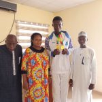 Samuel Aderinola of HEP Department wins Gold in both singles and doubles categories at Benin Junior International 2023 Badminton Championships.
